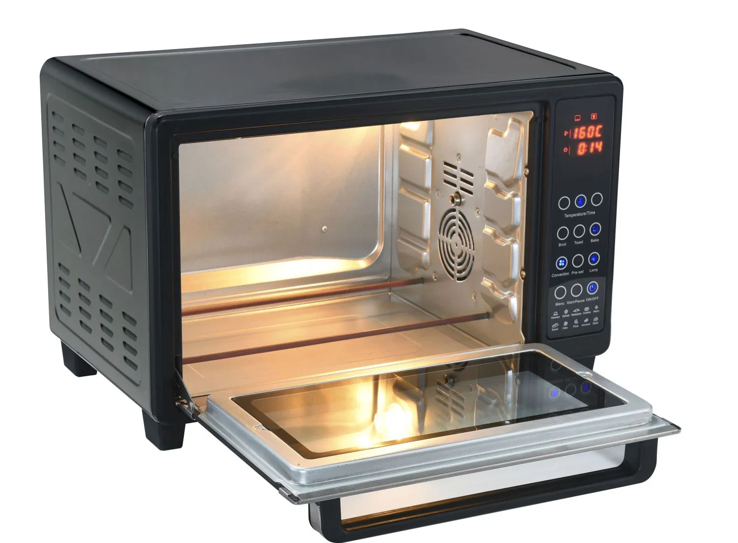 Electric Convection Chicken Roasted Grilled Touch Digital Baking Toaster Oven