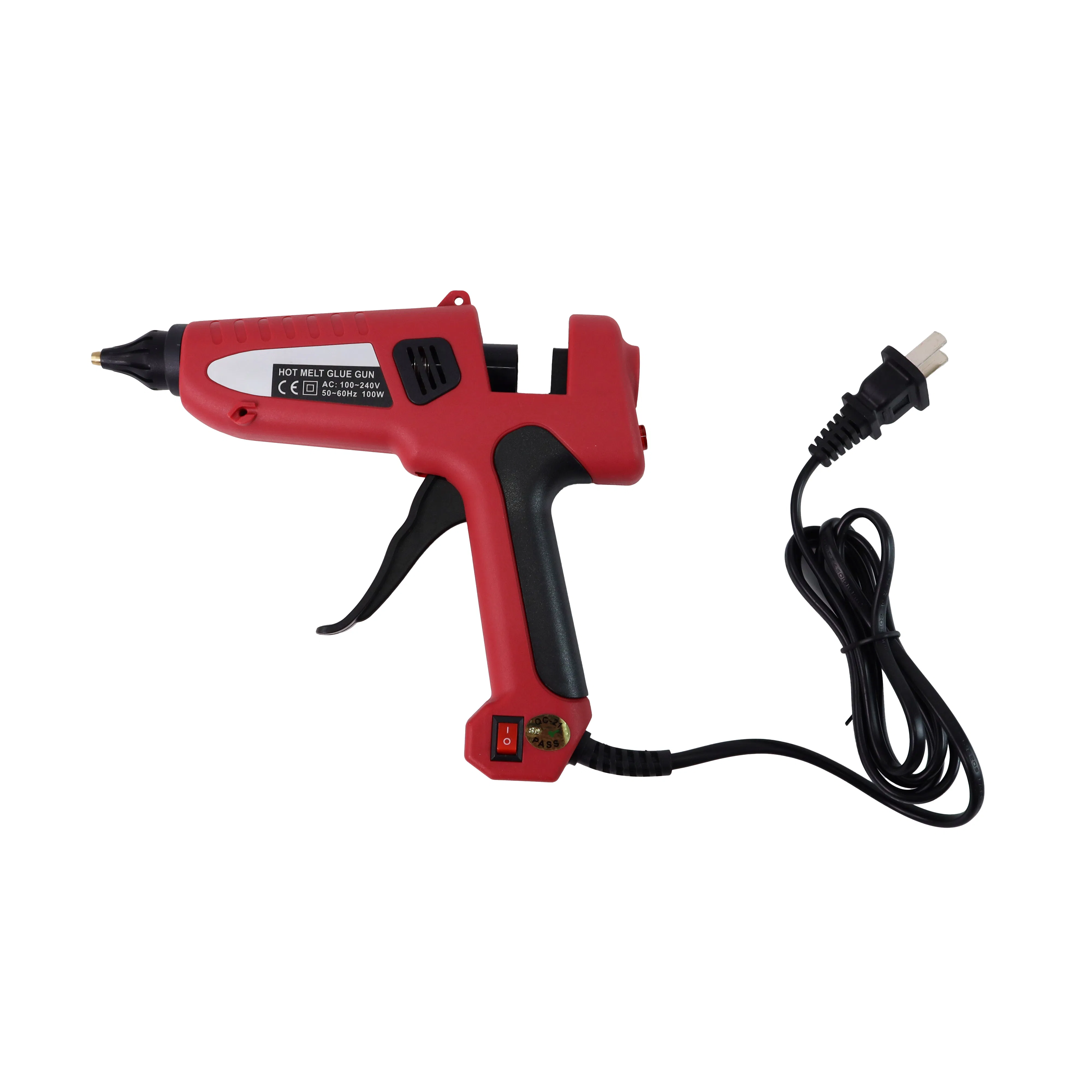 Customizable 60W/80W/100W Hot Melt Glue Gun Kit with Sticks