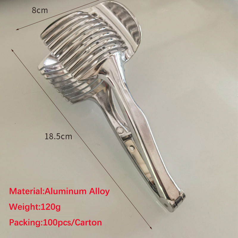 Fruit Lemon Slicer Stainless Steel Multifunctional Fruit Splitter Handle Tomato Slicer Household Fruit Cutter Tool