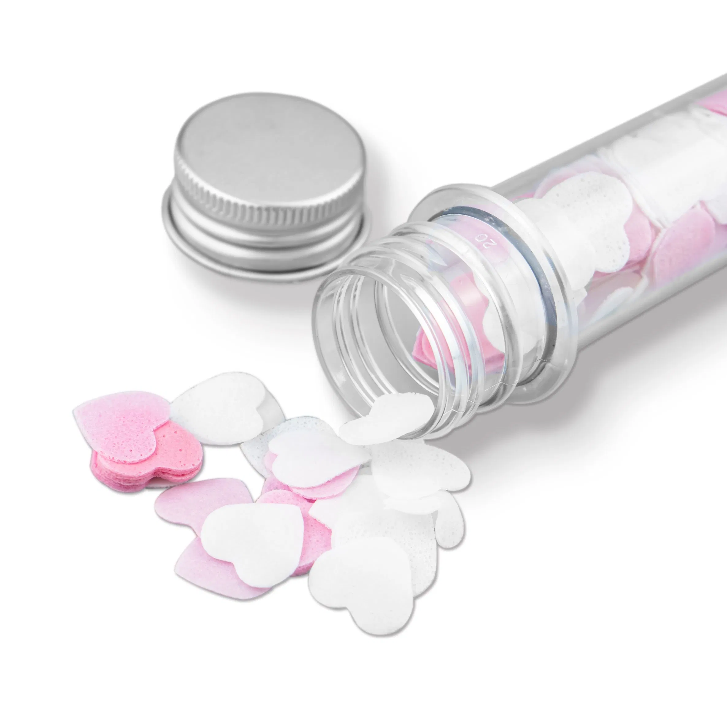 China Supplier Private Label Custom Disposable Handwashing Heart Shaped Soap Tablets