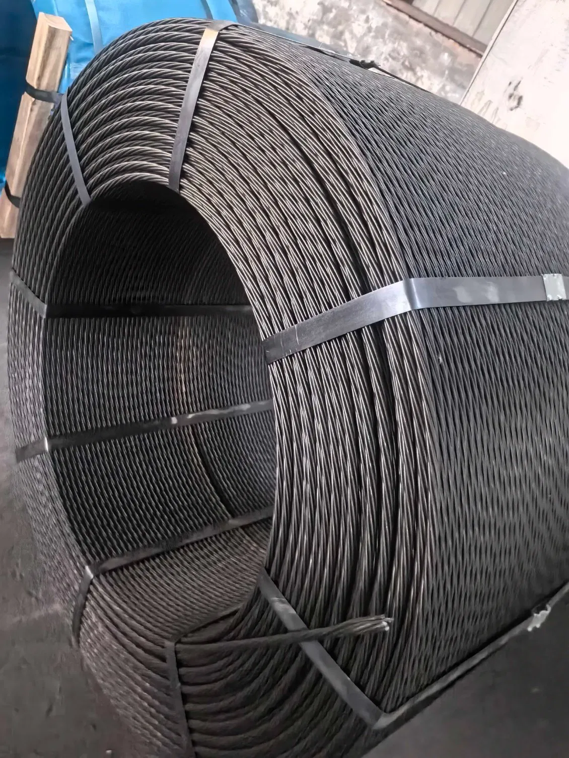 PC Strand Steel 7 Wires Construction Prestressed Concrete Low Relaxation PC Steel Strand
