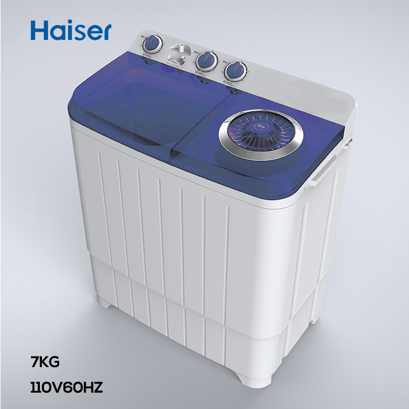 Hot Selling 110V Semi-Auto 7kg Twin Tub Washing Machine with Dryer