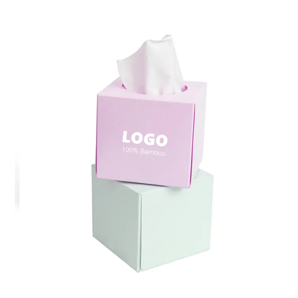 BSCI/OEM Factory Eco-Friendly/Tree Free 2/Ply3ply Strong Soft Bulk White 100% Bamboo Facial Tissue for Bathroom/Home/Hotel