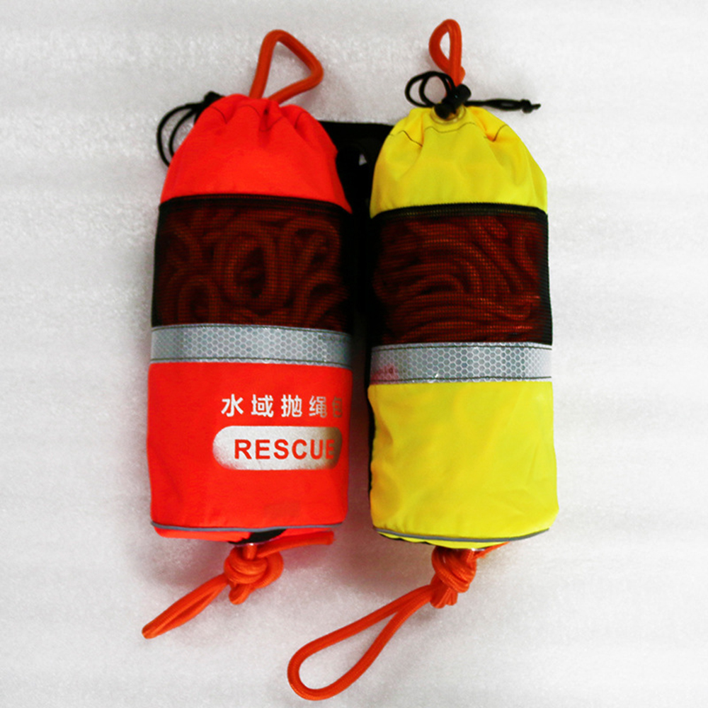 Веревка спасательная морская плавающая с сумкой