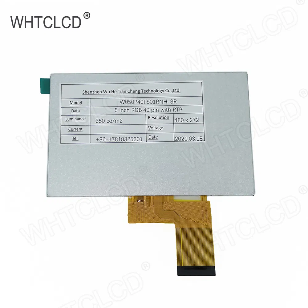 5-дюймовый TFT LCD дисплей 800x480 с интерфейсом RGB