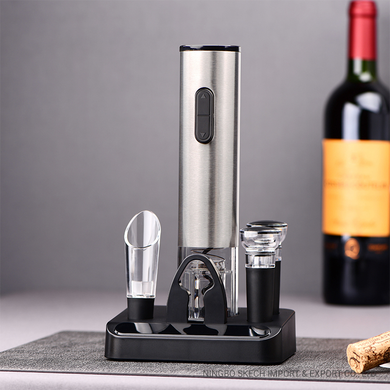 Electric Wine Opener Set Automatic Cordless Corkscrew Wine Bottle Opener Set