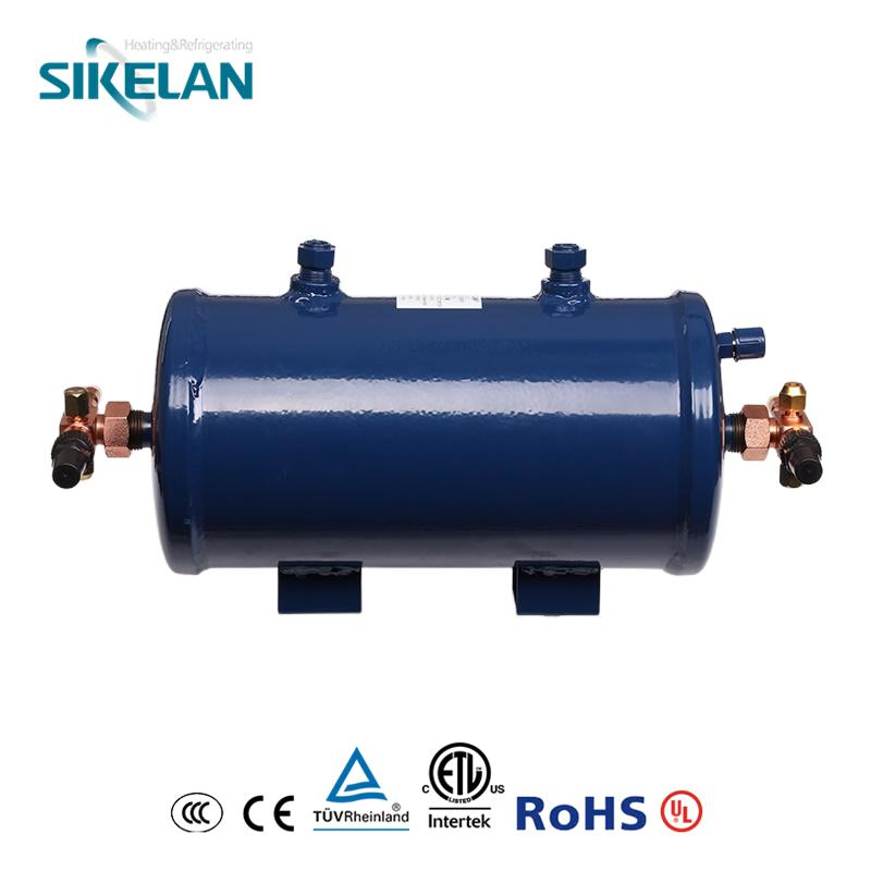 Vertical/Horizontal Easy to Install Lubricating Oil Cooling Refrigeration Oil Receiver