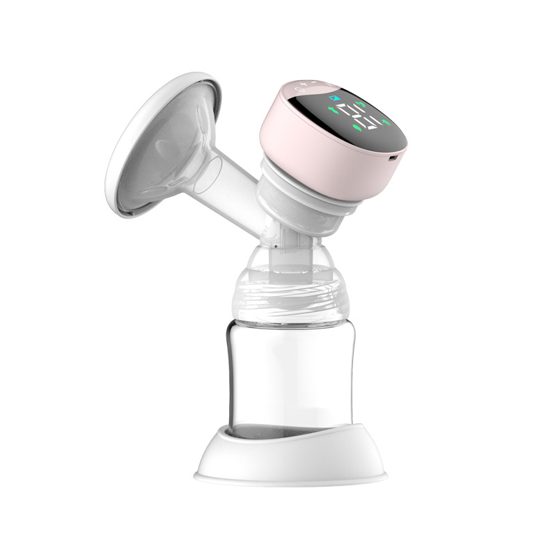 Breast Pump Electric Portable, Rechargeable with Massage Cushion and 12 Suction Levels