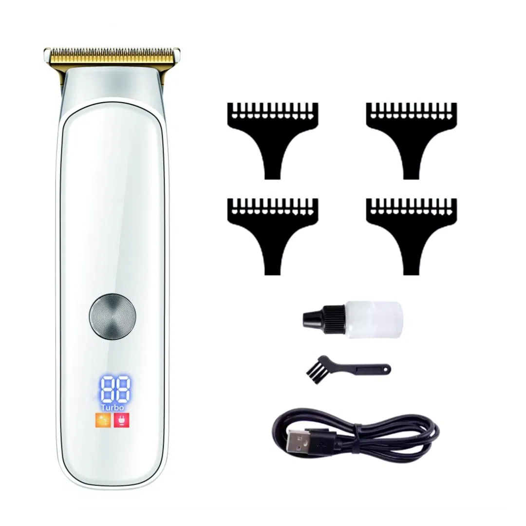 Electric Smart Digital Display Rechargeable Men Hair Trimmer