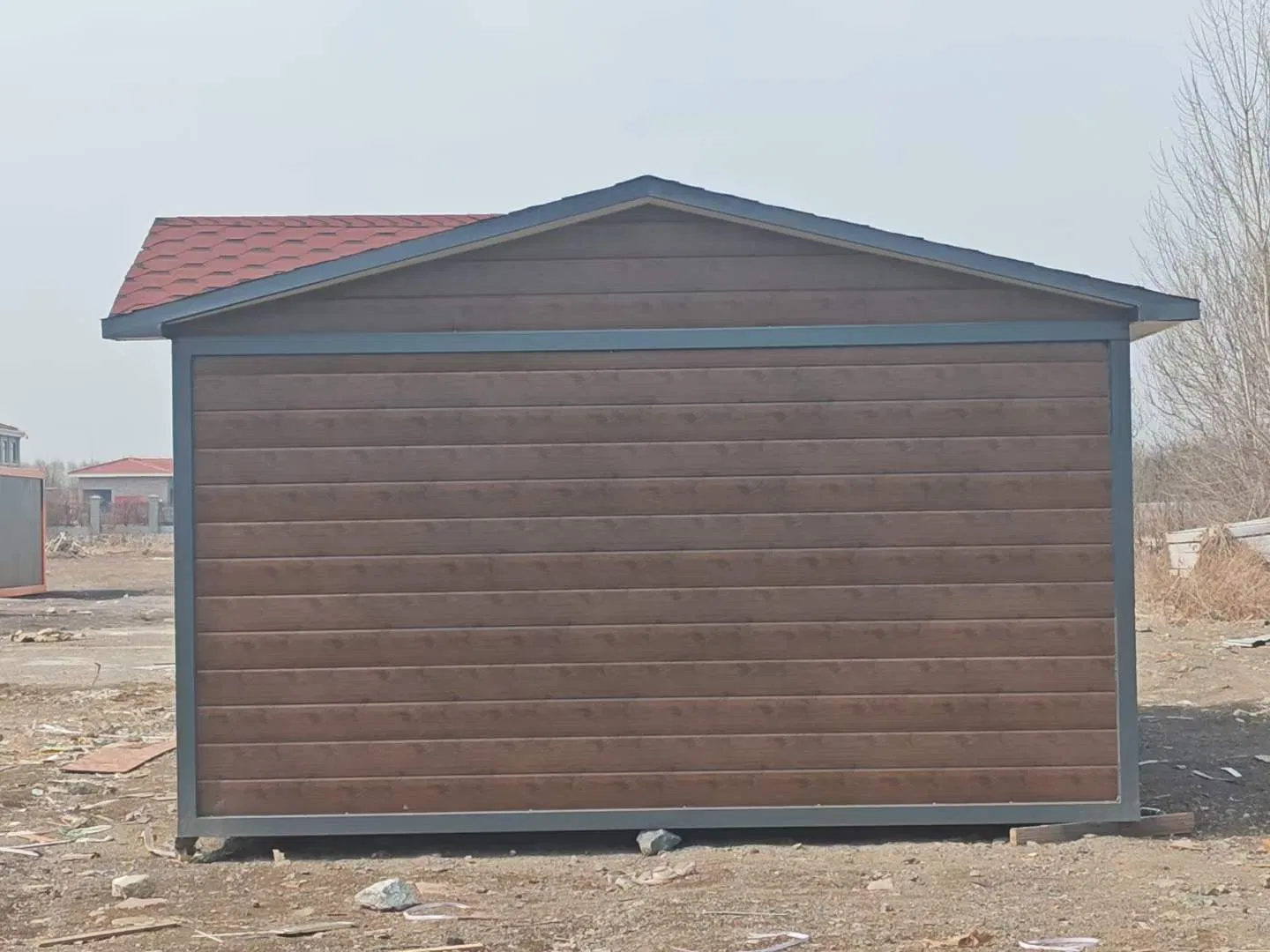 Prefab Shop Office Sandwich Panel Mobile 20FT Flat Pack Prefabricated Container House