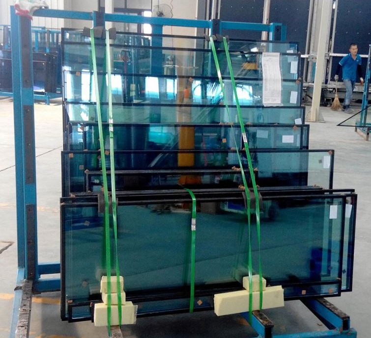 Tempered Laminated Ford blue Reflective Insulated Glass