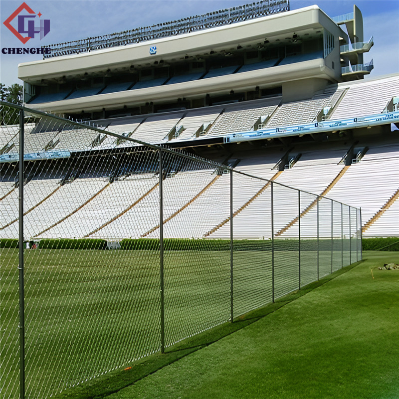 Durable 8 FT Black Chain Link Fence for Secure Construction Sites