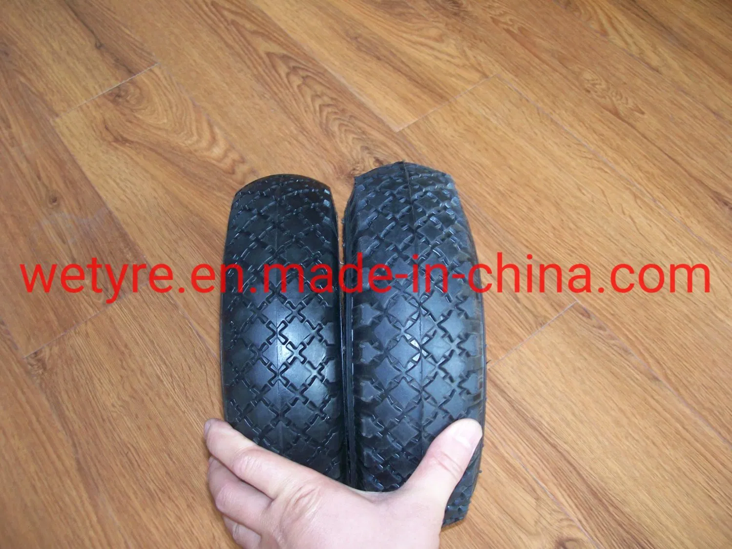 High Quality Plastic Rim Puncture Proof PU Foam Rubber Wheel (3.00-4)
