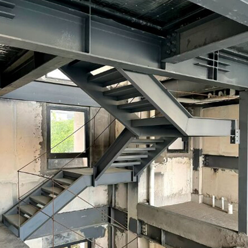 Indoors Professional Design Loft Spiral Models Metal Staircase Steel Structure