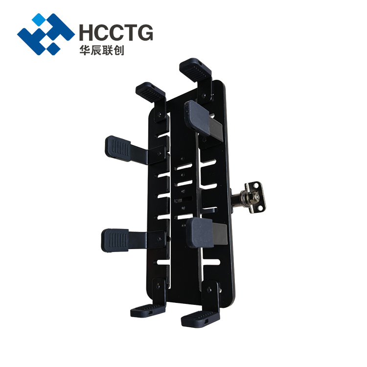 Adjustable Stand with Protective Frame Rubber Sleeve Metal POS Holder PS-H2