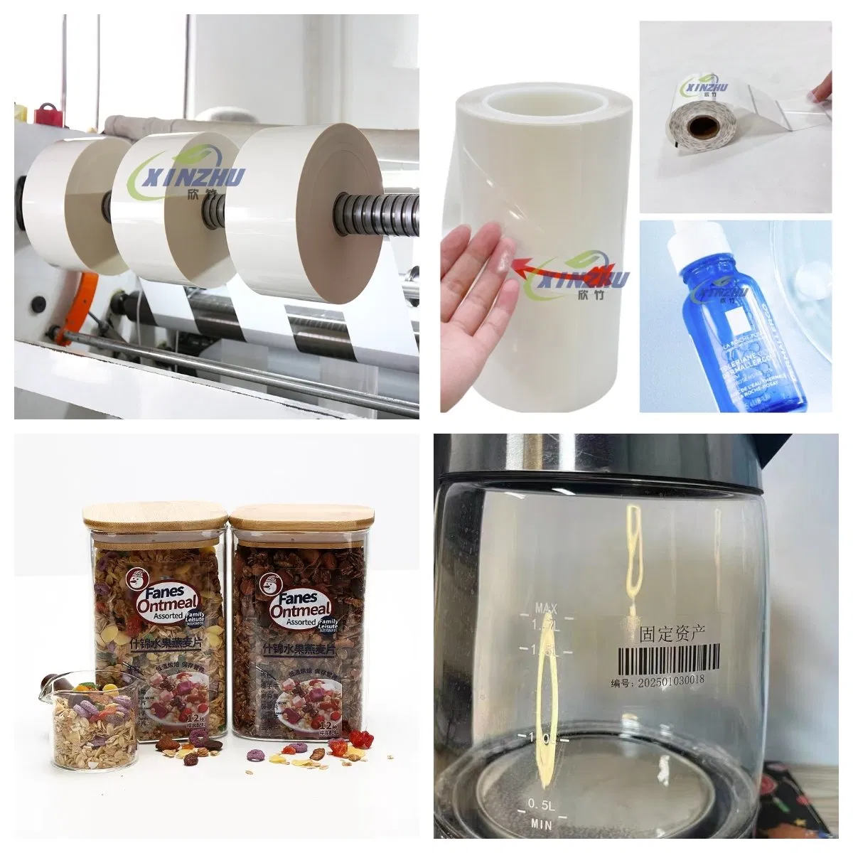 Jumbo Roll Adhesive Pet Film Label for Versatile Applications