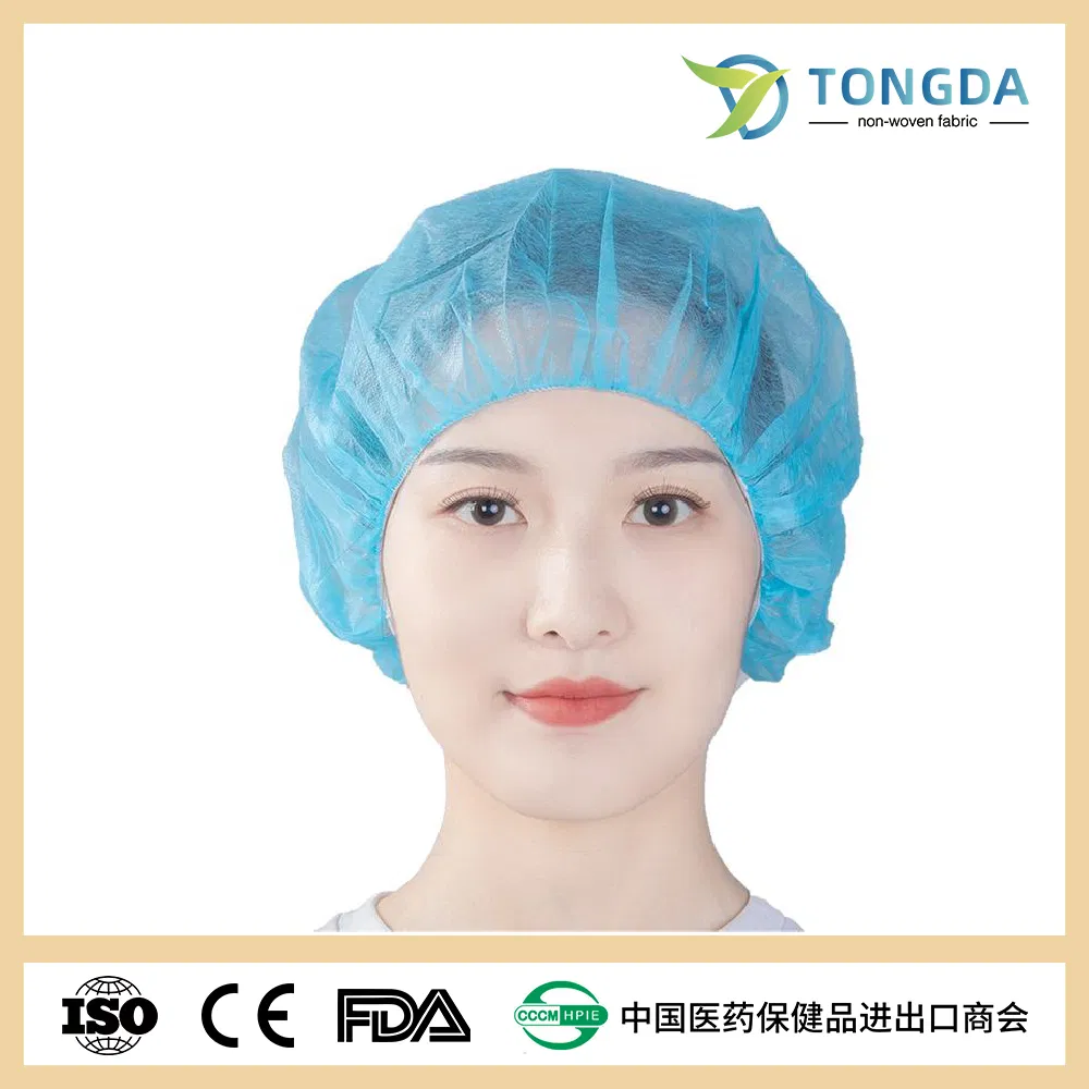 Doctor Elastic Bouffant Nonwoven Disposable Head Caps