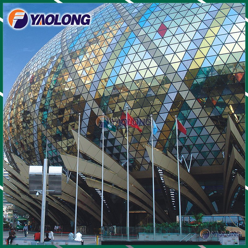 No Rusting Aluminum Flag Pole with Internal Halyard for Hotel