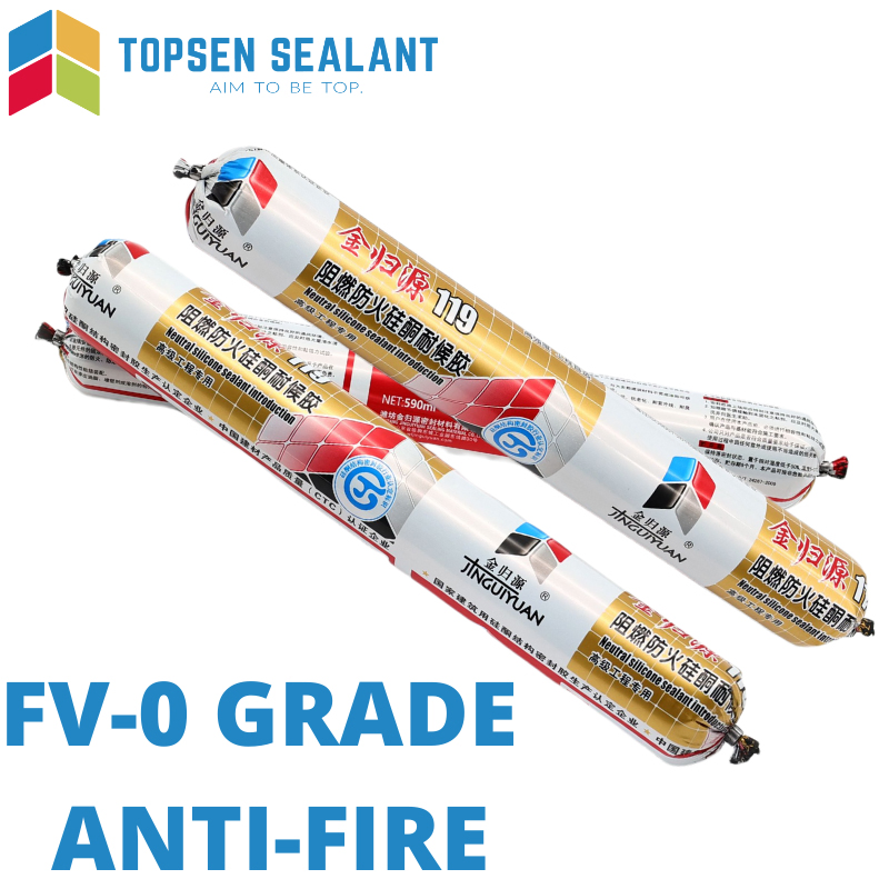 Fireproof Fire Resistance High Performance Neutral High Grade Silicone Sealant