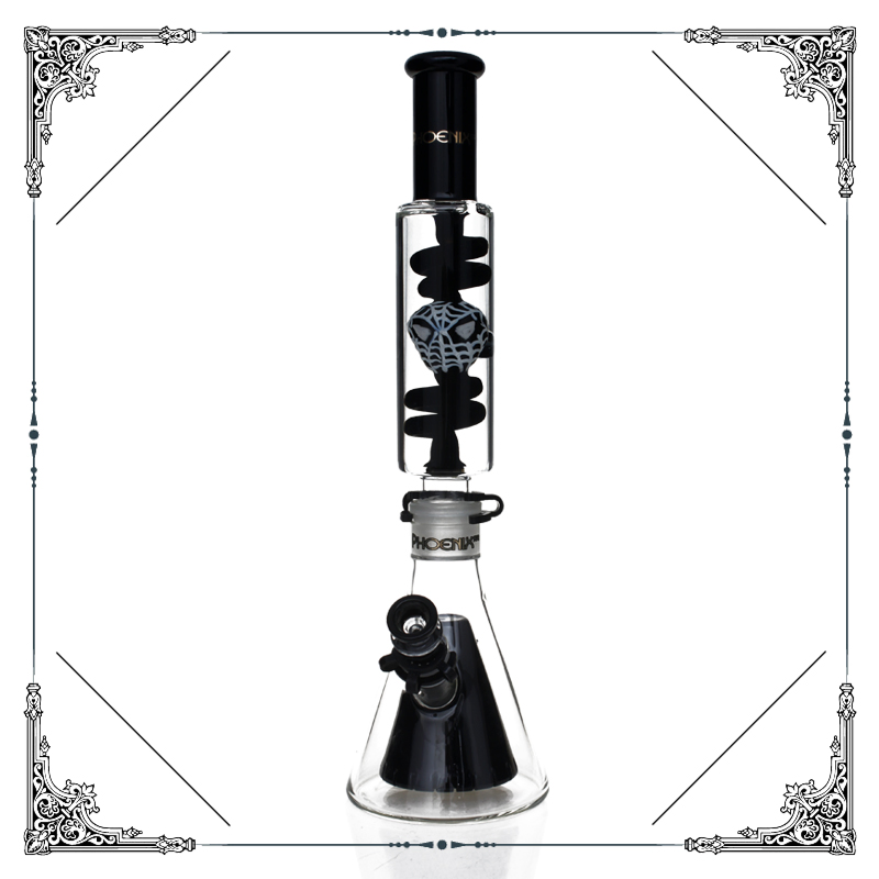 High Quality 17.5 Inches Big Beaker Freezable Spider Man Glass Smoking Water Pipe Wholesale