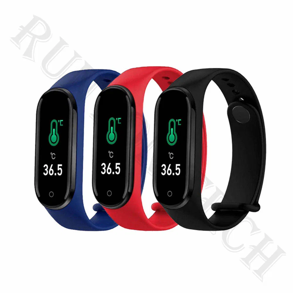 M4 PRO Fitness Mi Band Sport Bluetooth Body Thermometer Smart Bracelet