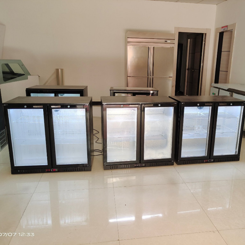 208L Two Door Under Counter Beer Refrigerator Back Bar Cooler with CE