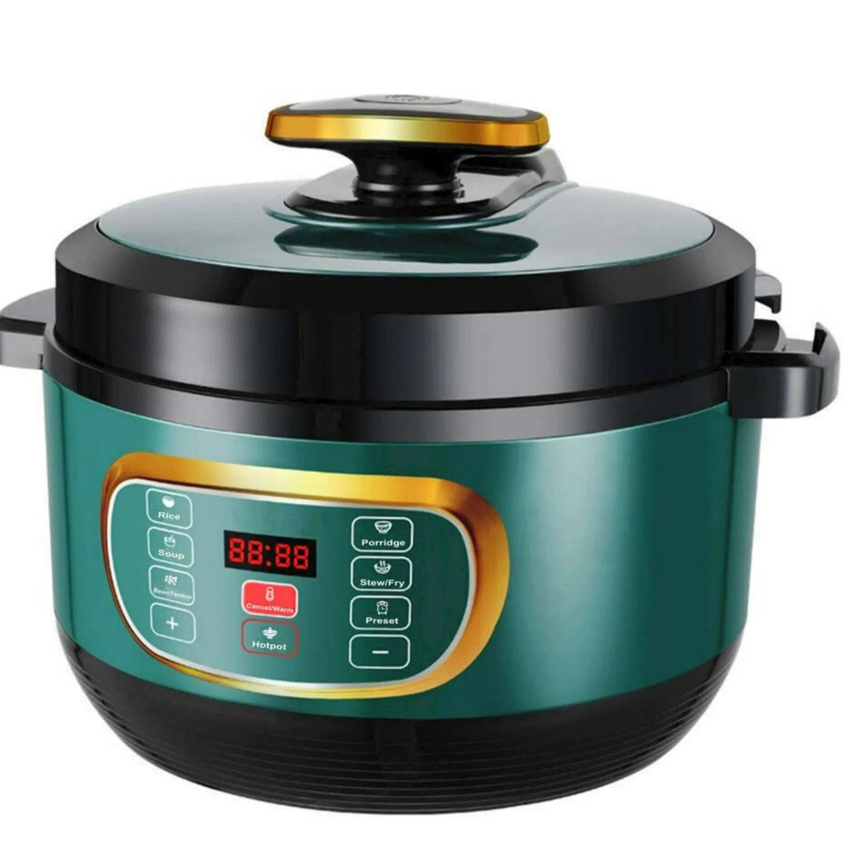 Durable Electric Pressure Cooker for Family Meals with Non-Stick Inner Pot and Anti-Scald Body