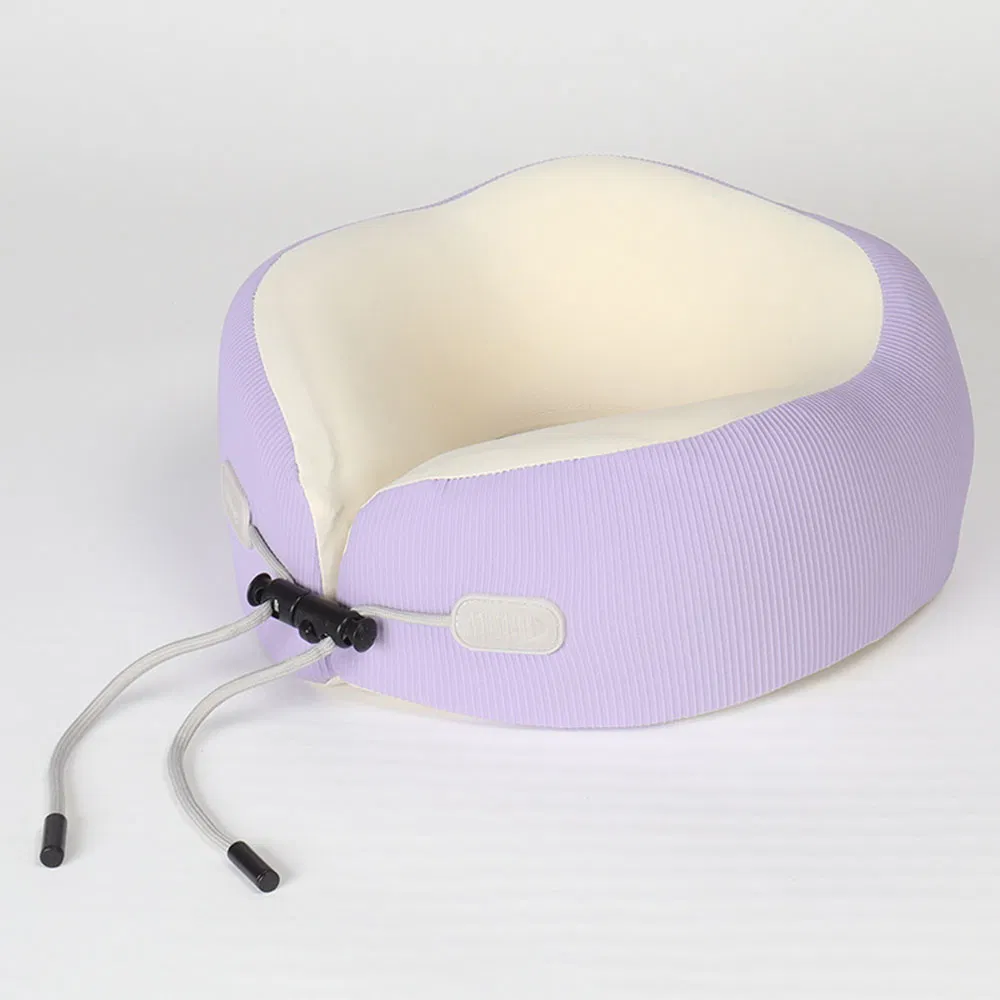 Portable Memory Foam Travel Office Airplane High-Speed Railway Sleeping Protect Neck Cervical Vertebra U-Shaped Pillow