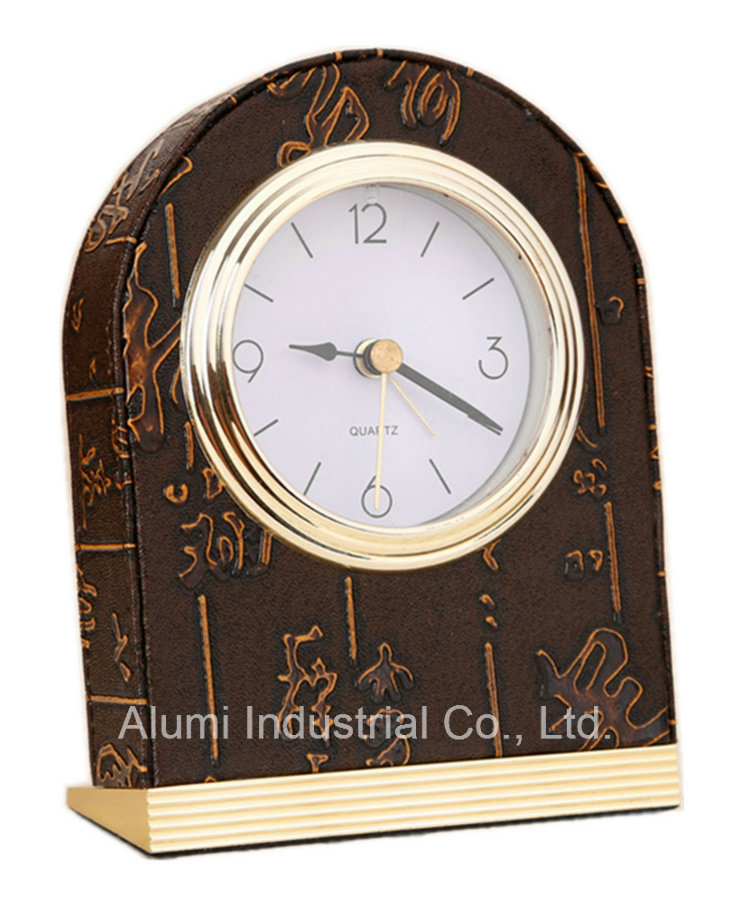 Hotel Digital Leather Alarm Clock Leather Products