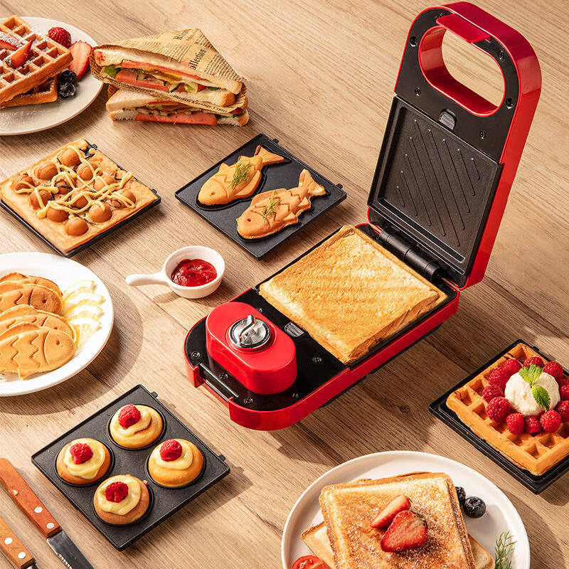 Hot Sale Toaster Baking Breakfast Machine Timed Waffle Maker Electric Sandwich Maker