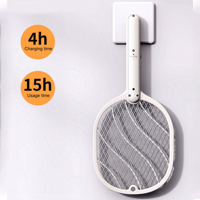 2in1 Electric Mosquito Swatter USB Charging UV Mosquito Killer Lamp Insect Racket Repellent Mosquito Lamp