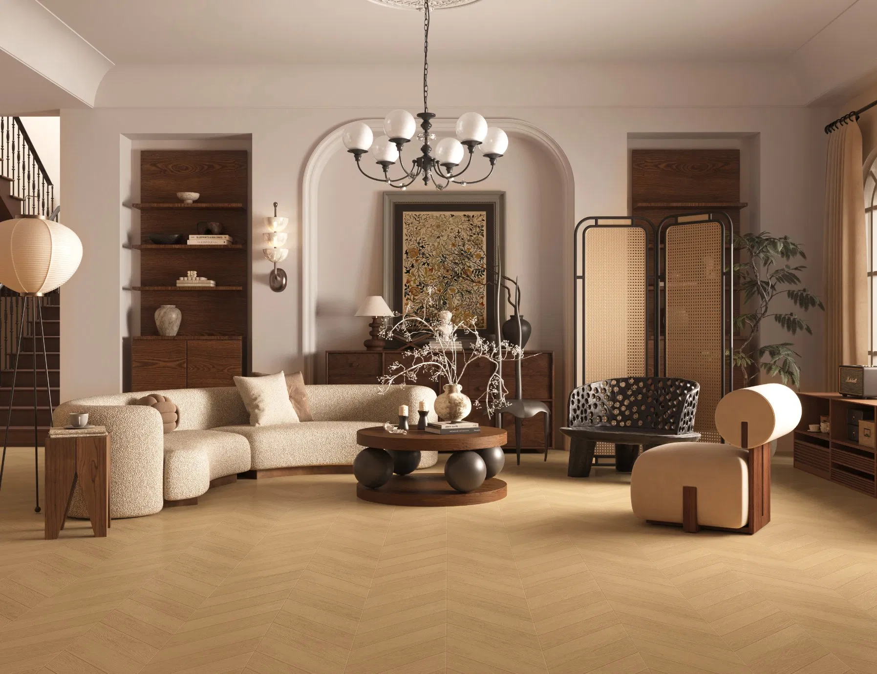 Premium 150X900 Pure Walnut Wood for Elegant Bedrooms