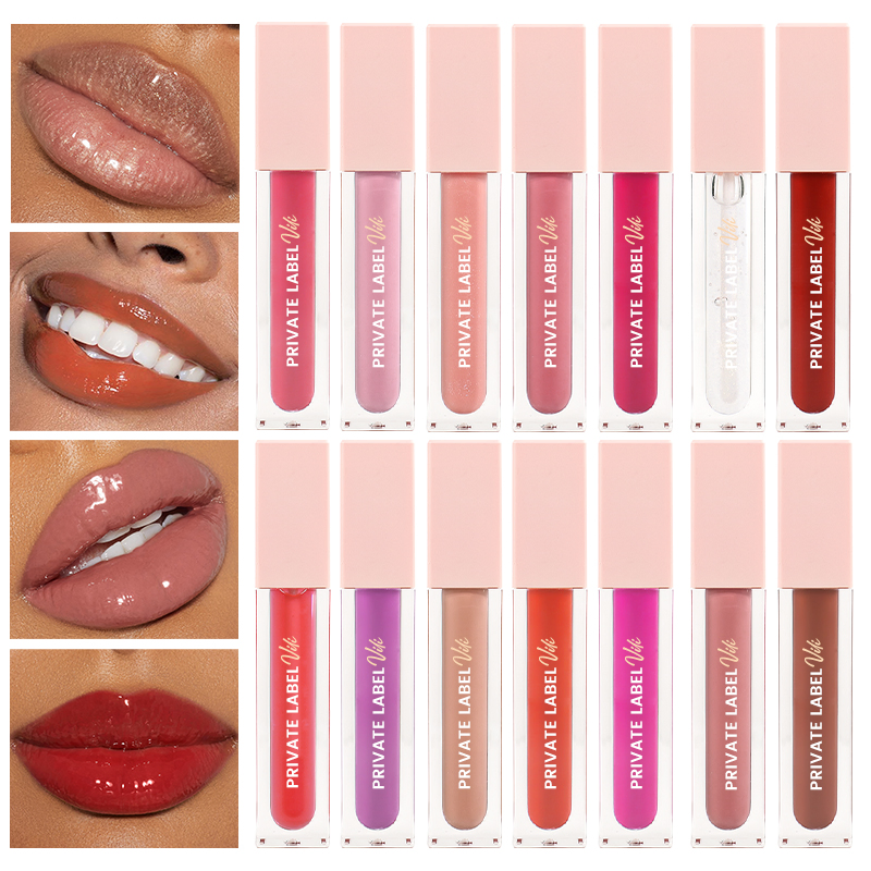 High Quality Shimmer New Arrival Lip Gloss Pink Lid High Shimmer Lipgloss