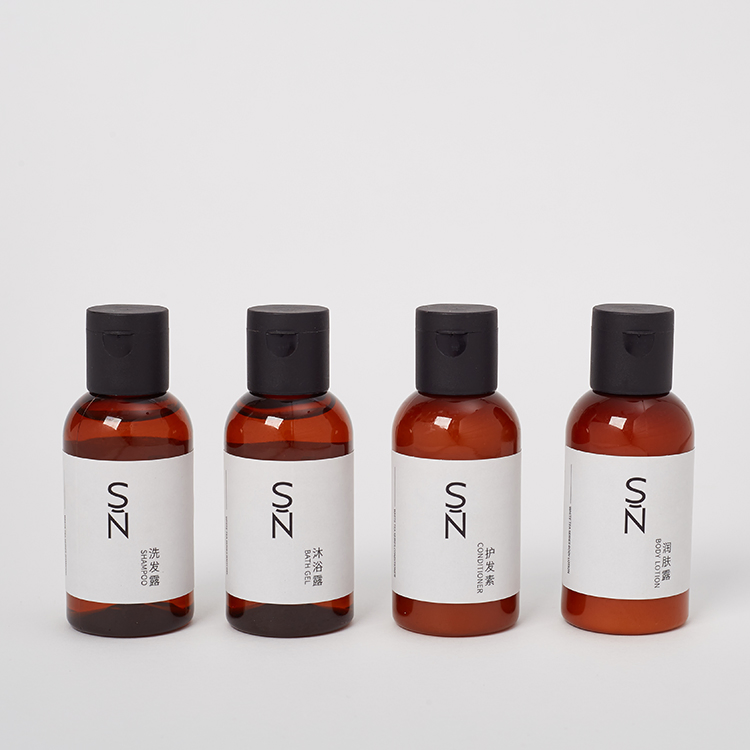 Cheap Custom Private Label 40ml Mini Disposable Hotel Supplies Body Lotion Shampoo and Conditioner Toiletries Set