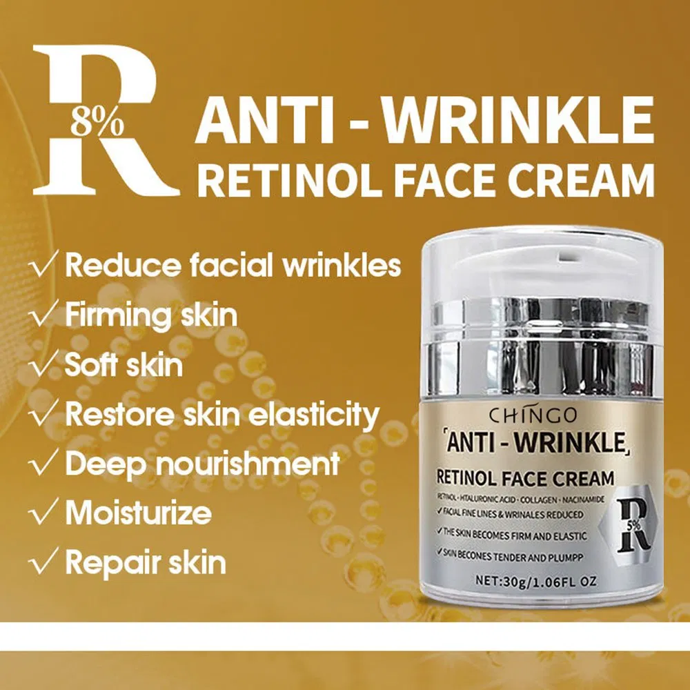 Nourishing Anti Wrinkle Retinol Moisturizer Face Cream Repairing Anti Aging Deep Hydration