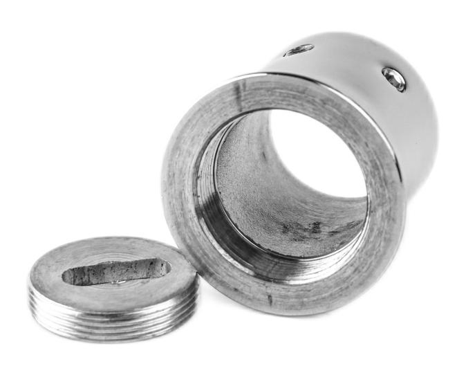 OEM Shower-Glass Hardware Pipe-Fitting 304-Stainless-Steel Support Bar Wall-Mount Connector