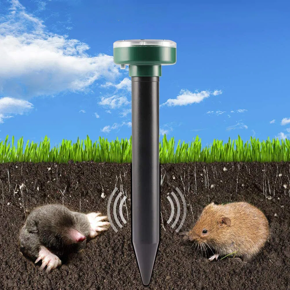 Household Garden Yard Solar Powered Ultrasonic Pest Snake Mouse Repeller