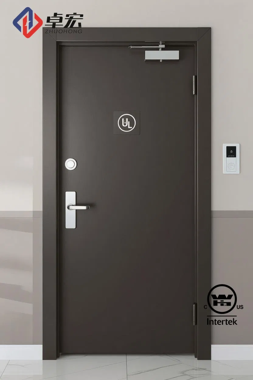 Heavy-Duty Steel Fire Door - Security Metal Door with Safety Certifications