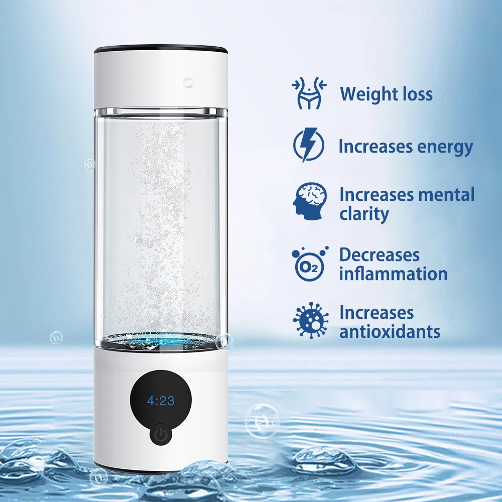 Suyzeko OEM Anti Inflammation Hydrogen Health Spe Pem Hydrogen Rich Water Bottle