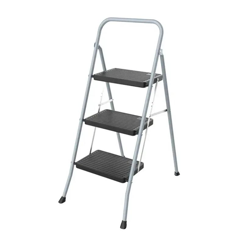 3 Step Aluminum Telescopic Step Household Ladder with En131