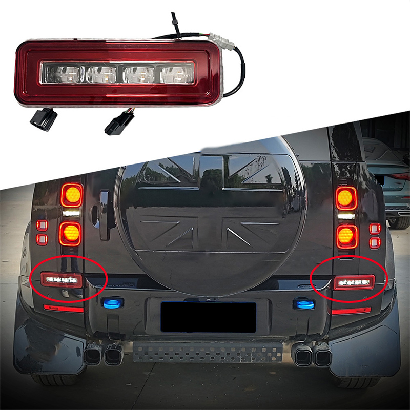 LED Rear Bumper Turn Signal Lights for Land Rover Defender