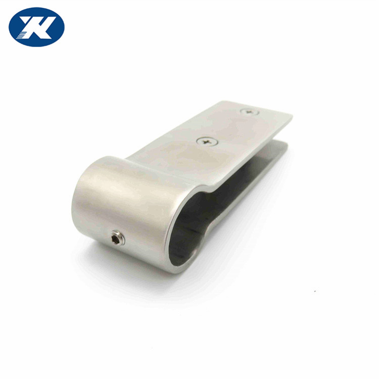 Stainless Steel Cubicle Fittings Public Toilet Cubicle Partition Upper Panel Holder