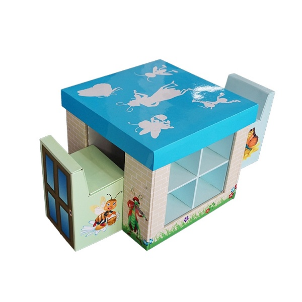 Детская бумажная мебель для творчества и игр