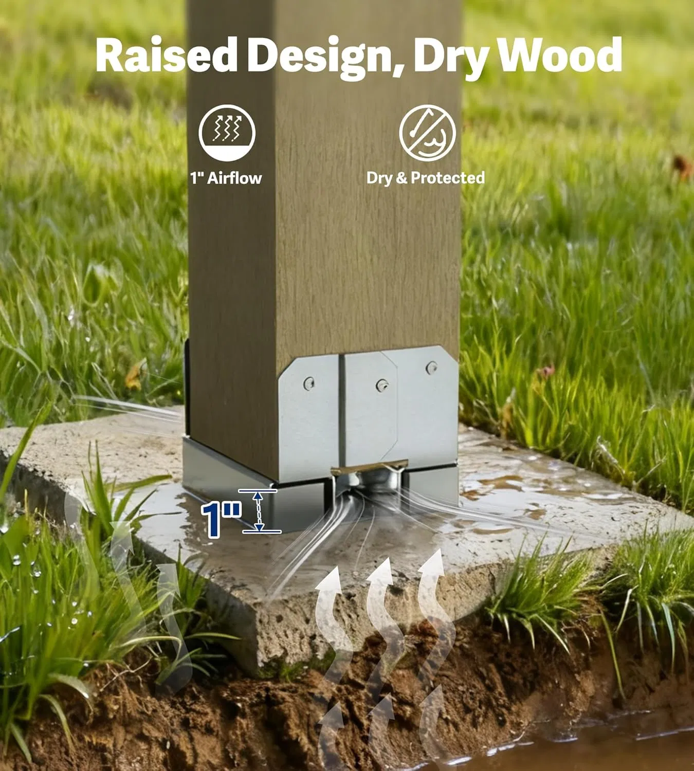 Универсальные анкерные базы для конструкций из бруса