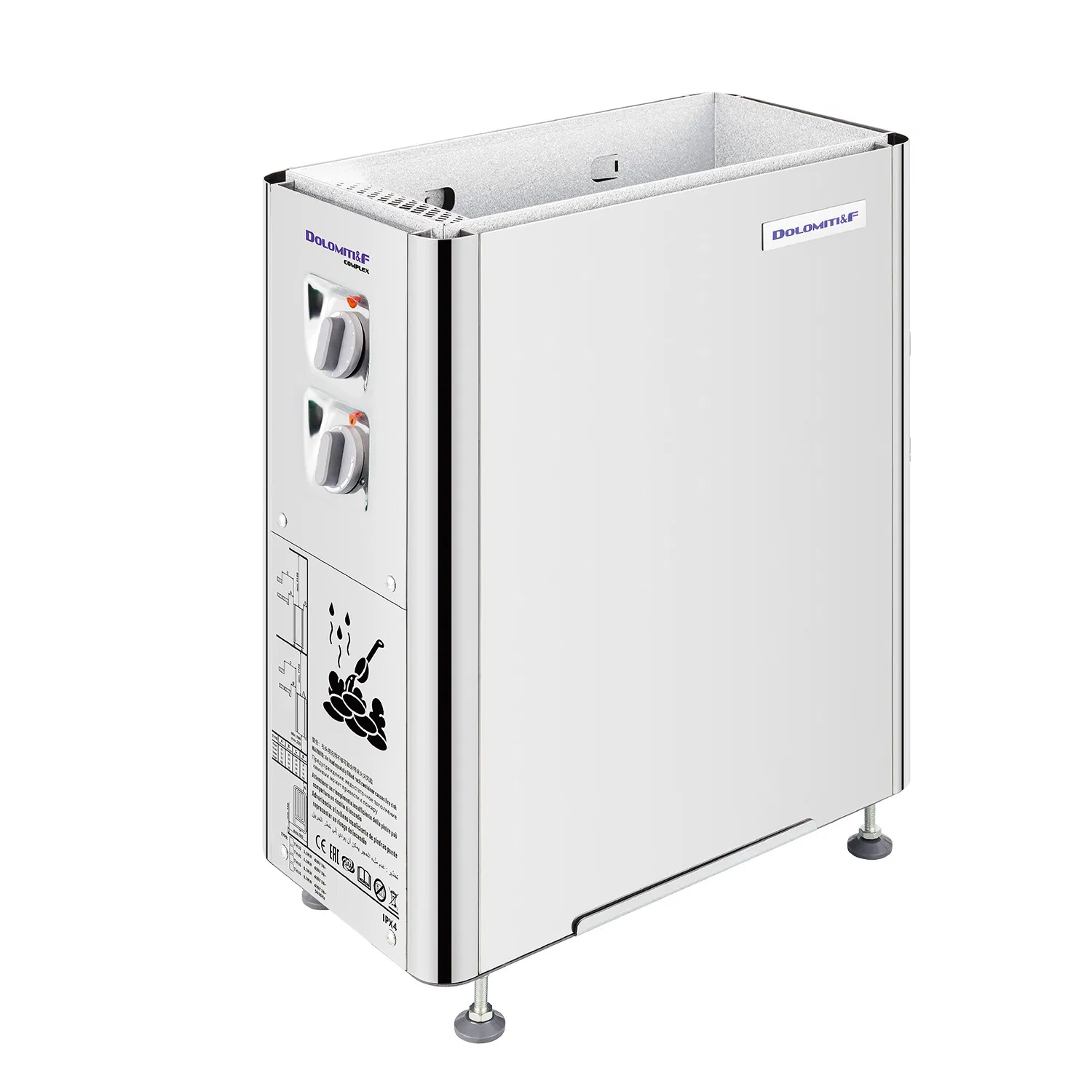 Обогреватель для сауны Dolomiti&F, 6 кВт, нержавеющая сталь