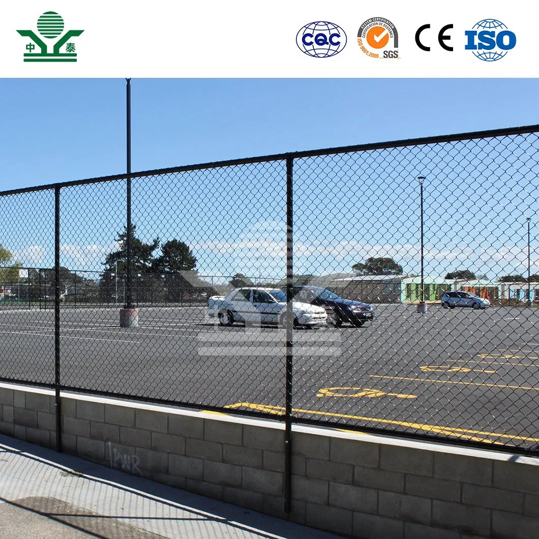 Zhongtai Temporary Chain Link Fencing China Suppliers Modern Stadium Chain Link Fence 50mm X 50mm 36 Inch Stadium Chain Link Fence