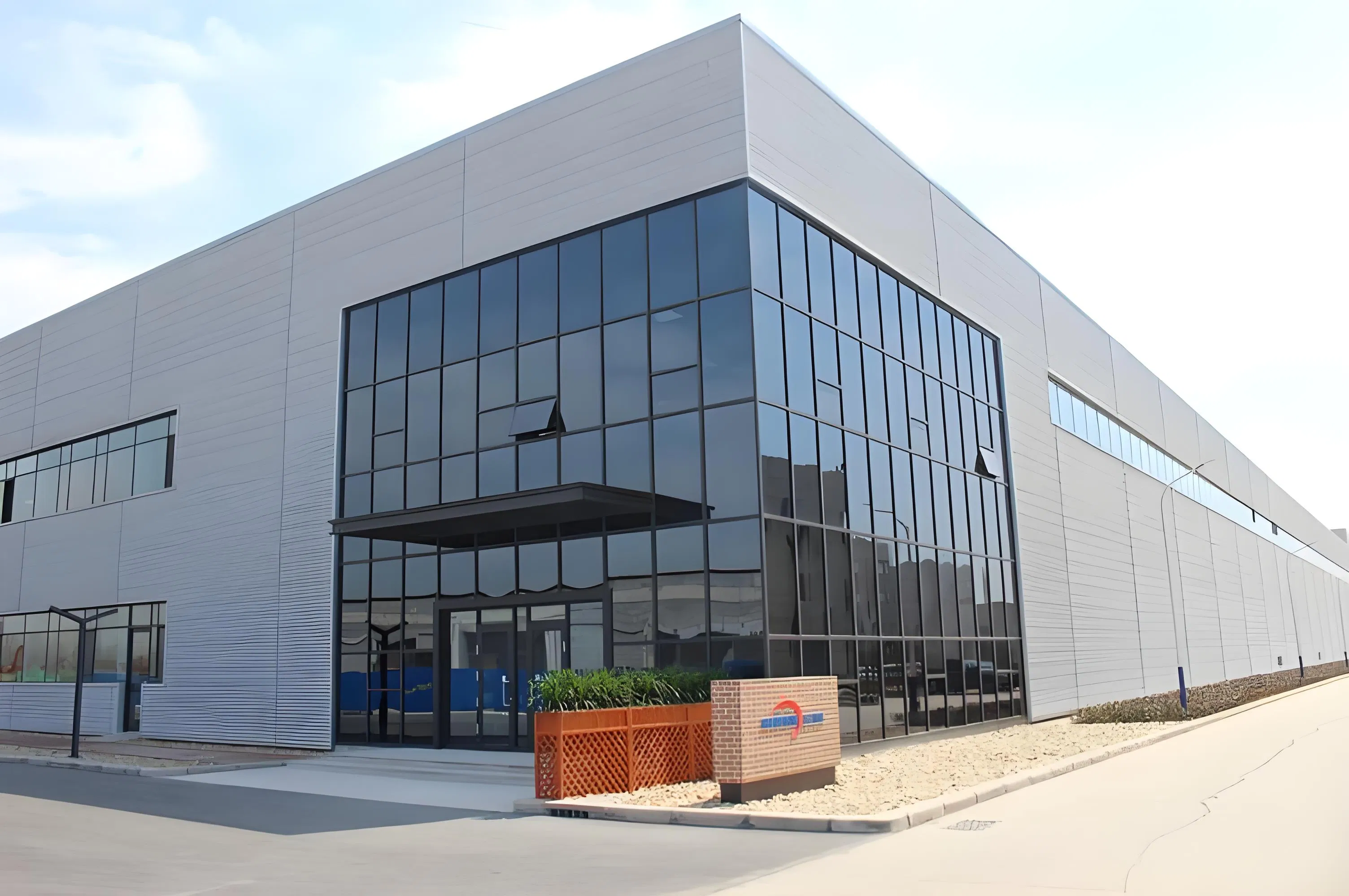 High Precision Large Span Easy Installation Construction Factory Building for Storage Facility Durable for 50 Years