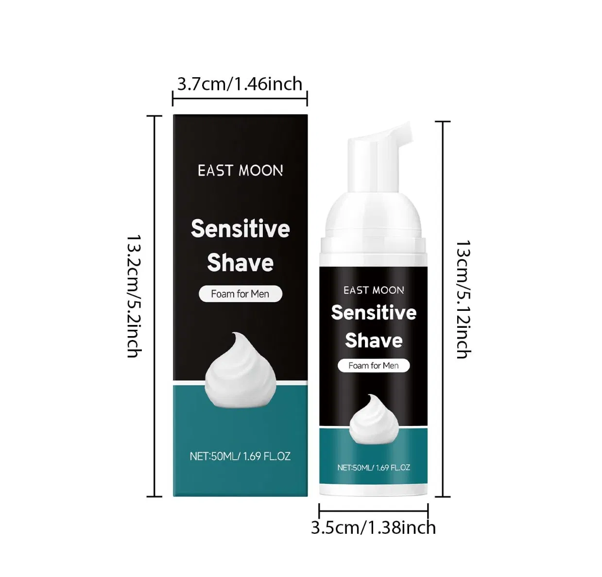 Online Wholesale and Retail Shave Foam Natural Portable Travel Size Mens Shaving Mousse Cream for Beard Shaving Sensitive Skin Face Hair Remover Shaving Mousse