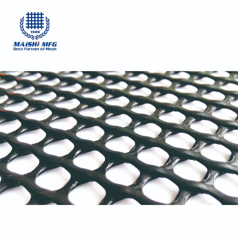 Extruded Rock Shield Pipeline Protection Net Diamond Hole Hexagonal Hole