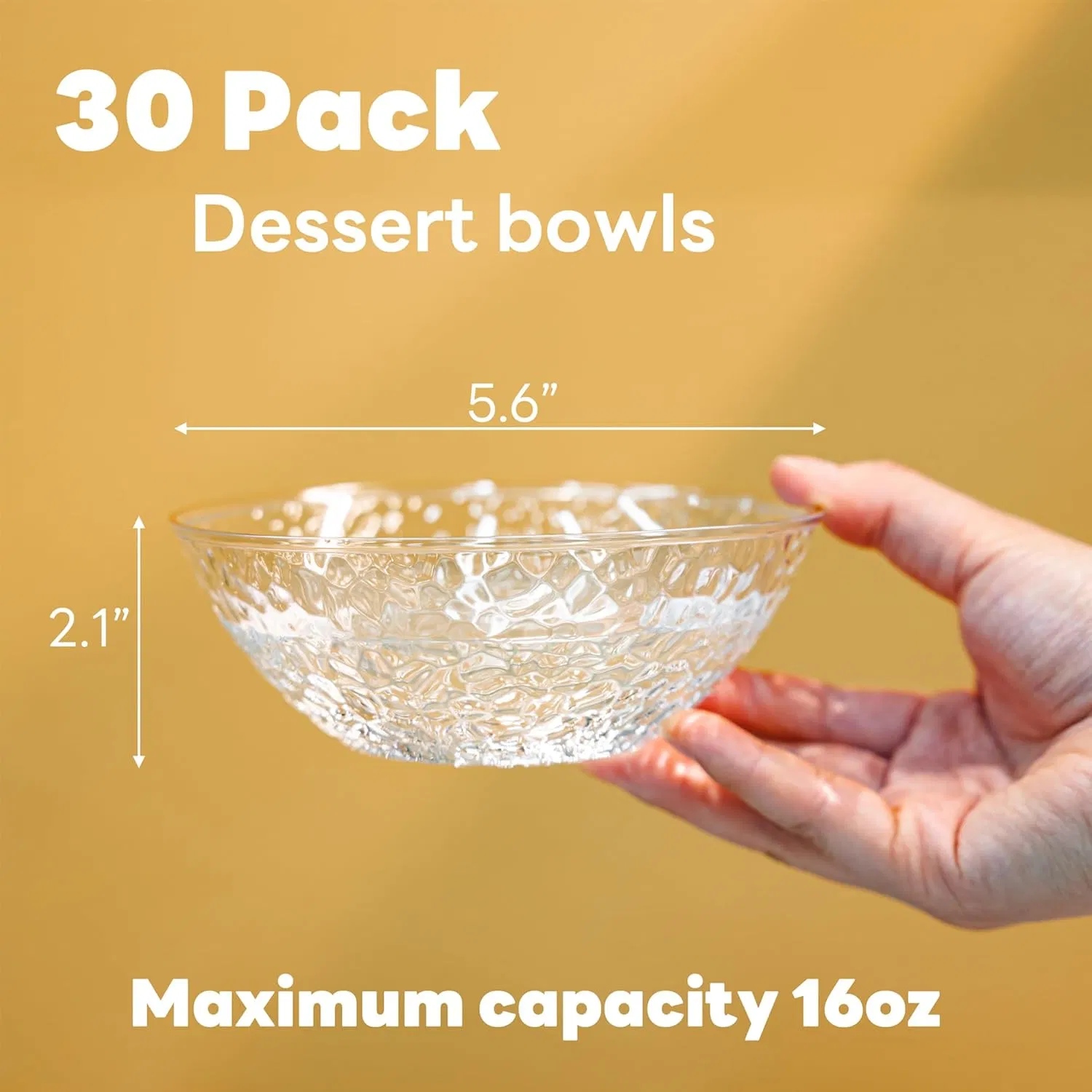 Premium 12 Ounce Clear Plastic Bowls for Event Hosting